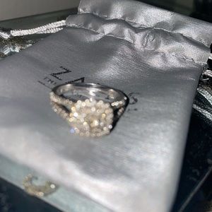 Zales White gold .5 carat diamond ring